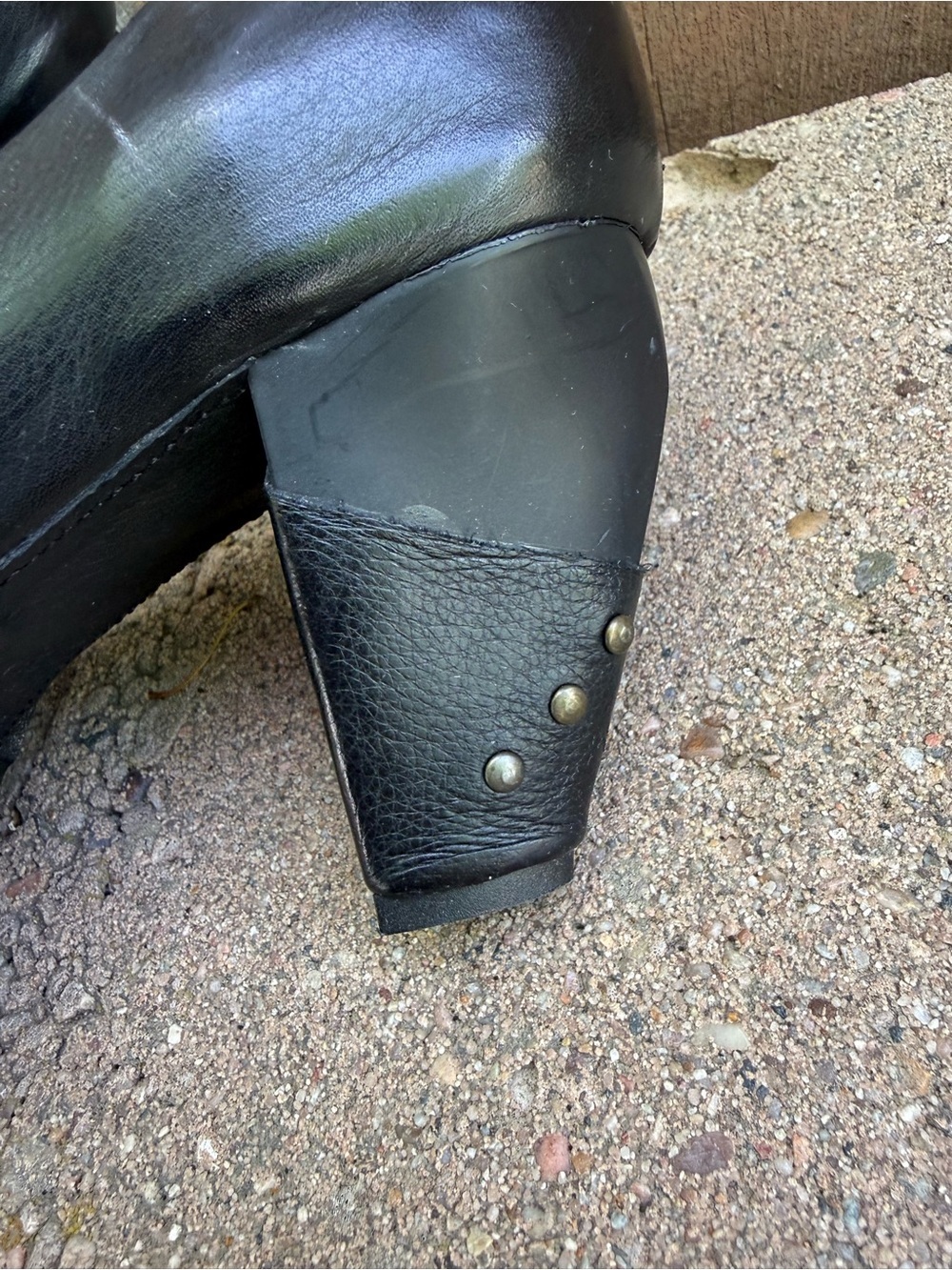 SERGIO TOMANI Women's Black Leather Mary Jane Block Heels Shoes Size 40 - Picture 5 of 15
